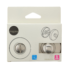 Roseta para Porta Aço Níquel Escovado Sara Inspire