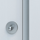 Roseta para Porta Aço Níquel Escovado Sara Inspire