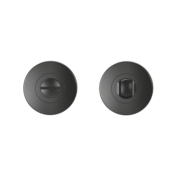 Roseta para Porta Aço Pintado Preto Fosco Sara Inspire