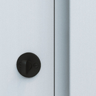 Roseta para Porta Aço Pintado Preto Lina