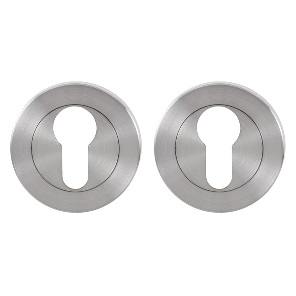 Roseta para Porta Zamac Níquel Escovado Axel Inspire