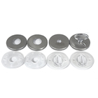 Roseta para Porta Banheiro Aço Inox Cromado Acetinado Prata 84 Arouca