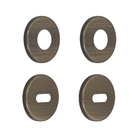 Roseta para Porta Interna Aço Inox Oxidado Dourado 84 Arouca