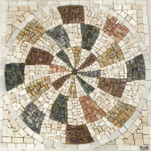 Rosone Mosaico Contemporâneo Colore Mossi I - 80cm