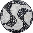 Rosone Mosaico Contemporâneo Copacabana - 80cm