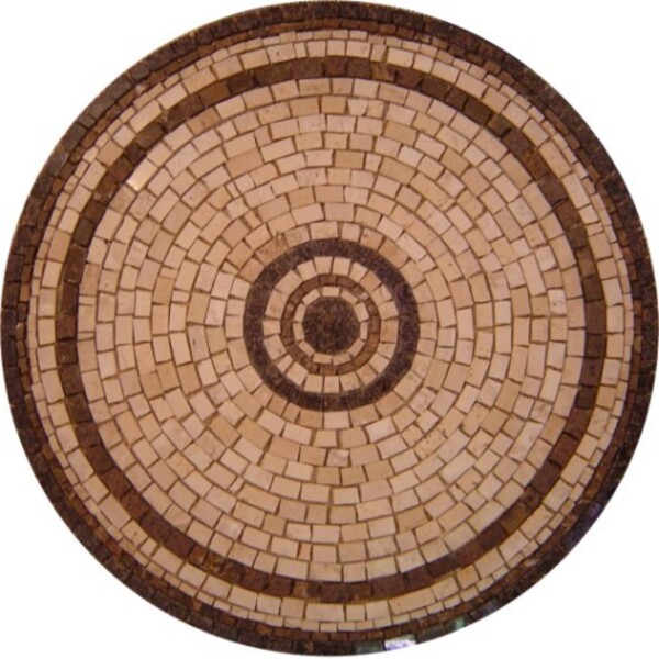 Rosone Mosaico Contemporâneo Cotto I - 120cm