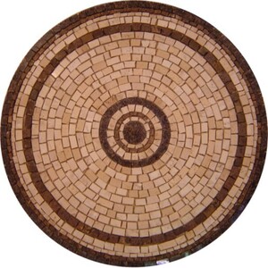 Foto de Rosone Mosaico Contemporâneo Cotto I - 80cm