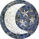 Rosone Mosaico Contemporâneo Lua Em Mosaico I - 80cm