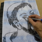 Rosto Em Mosaico Bizantino Modulo 8