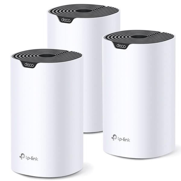 Roteador Tp-link Deco S7 (3-pack) Gigabit Dual Band Ac1900 Me