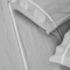 Roupa De Cama 200 Fios Suave Feito Algodão Super King 4 Peças