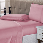 Roupa De Cama 200 Fios Toque De Algodão Queen 3 Peças Rosa Ca