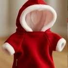 Roupa De Natal Para Cachorro Com Capuz Vermelha - Tam. G