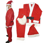 Roupa Papai Noel Completa Luxo 5 Peças Natal Natalino Fantasi