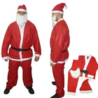 Roupa Papai Noel Completa Natal E Natalino Gorro 5 Pecas (bsl