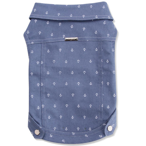 Roupa para Cachorro Colete de Sarja Unissex Roupas Grife Pet