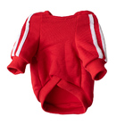 Roupa Para Cachorro Moletom Com Capuz Vermelha - Tam. P