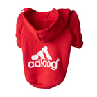 Roupa Para Cachorro Moletom Com Capuz Vermelha - Tam. P