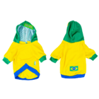 Roupa Para Cachorro Seleção Brasileira Modernpet Amarelo -p