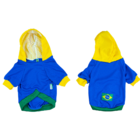 Roupa Para Cachorro Seleção Brasileira Modernpet Azul -m