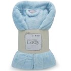 Roupão Adulto Microfibra Flannel Appel  Feminino Lady Azul Pl