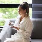 Roupão Adulto Microfibra Flannel Appel  Feminino Lady Branco