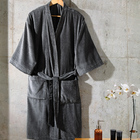 Roupão De Banho Adulto Macio Velour Liso Com Manga Döhler G