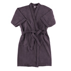 Roupão De Banho Aveludado Teka Vênus Grafite Tamanho G Unissex