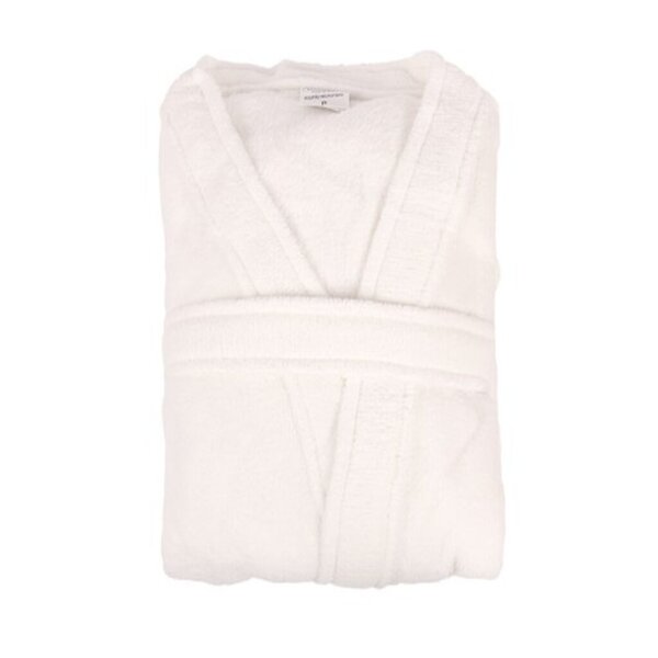 Roupão De Microfibra Gg Bene Casa Kimono - Branco