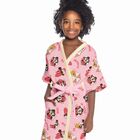 Roupão Infantil Aveludado Minnie Lepper Rosa G