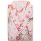 Roupão Infantil Microfibra Estampado Camesa Rosa G