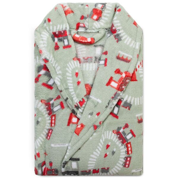 Roupão Infantil Microfibra Estampado Camesa Verde P