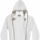 Roupão Infantil Tecebem Com Capuz Dori Bege