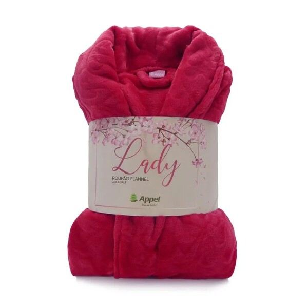 Roupão Lady Tamanho P Vermelho Appel