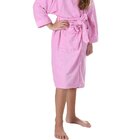 Roupão Liso Infantil Malha Felpudo Com Bolsos E Capuz