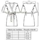 Roupão Malha Felpudo Infantil Feminino Bene Casa