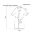 Roupão Microfibra Adulto Macio