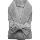 Roupão Microfibra Camesa Cinza Un