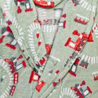 Roupão Microfibra Infantil G Camesa Trenzinho 12 A 14 Anos