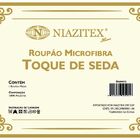 Roupão Microfibra Toque De Seda Kaki M Niazitex