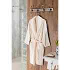 Roupão Microfibra Toque De Seda M Creme Niazitex