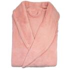 Roupão Microfibra Unissex Camesa Cor Bege Tamanho G Manga Lon