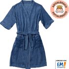 Roupão Plush Microfibra Kimono Unissex Feminino E Masculino A