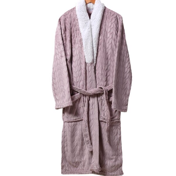 Roupão Sherpa Lã De Carneiro Toque Flannel