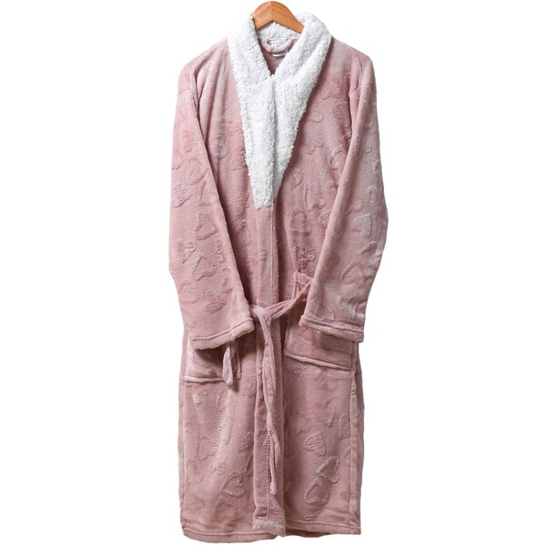 Roupão Sherpa Lã De Carneiro Toque Flannel