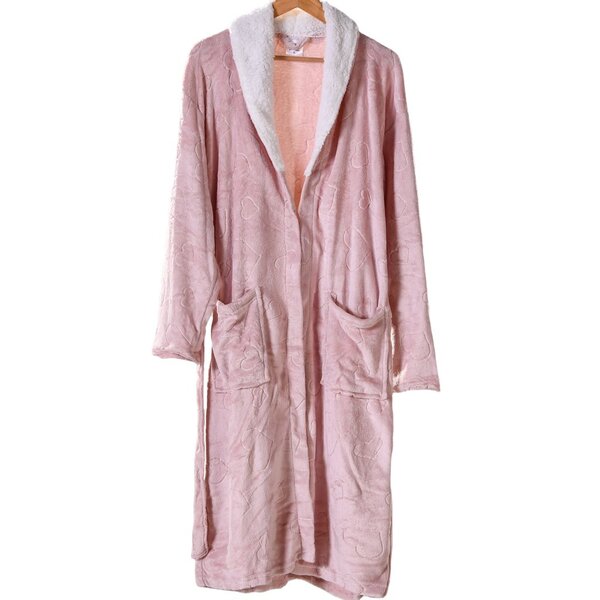 Roupão Sherpa Lã De Carneiro Toque Flannel Ultra Macio