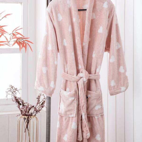 Roupão Toque De Seda G Love Rosê Kacyumara