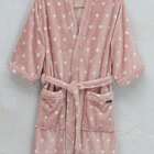 Roupão Toque De Seda G Poá Rose Kacyumara