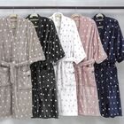 Roupão Toque De Seda M Poá Rose Kacyumara