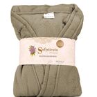 Roupão Unissex Microfibra Kimono Porto Franco Marrom M